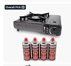 Butane Gas Stove and canisters